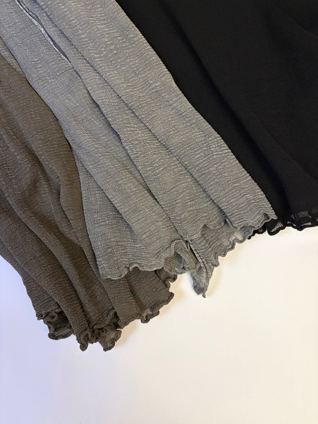 Ruffled Chiffon