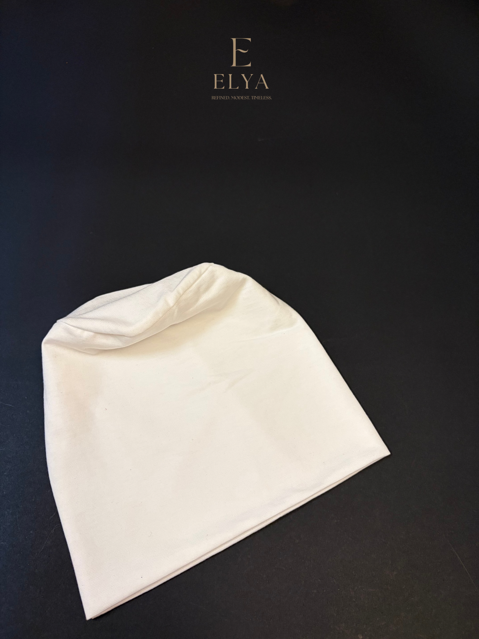 No thread bonnet/ Off-white bandana